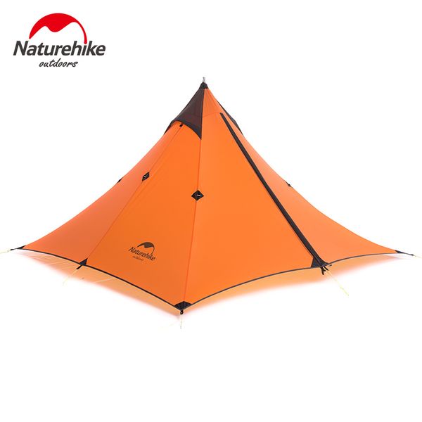 

naturehike 1 man teepee tent ultralight 20d nylon waterproof hiking camping pyramid outdoor camping tents tipi only 530g