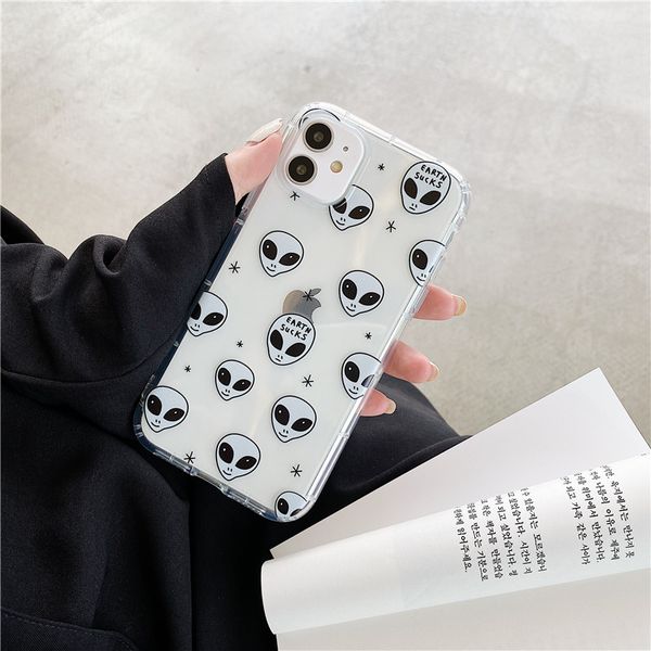 

прозрачный телефон чехол для iphone 11 pro x xr xs max 7 8 se 6 plus soft tpu задняя крышка ударопрочный cartoon 2020
