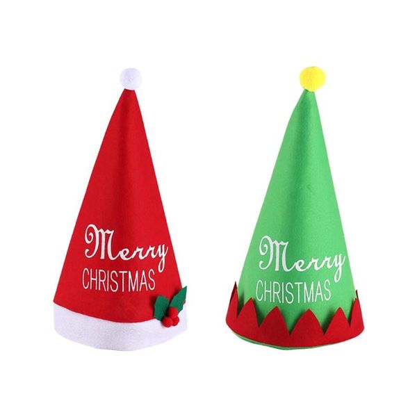 

merry chritmas elf hat soft hand washable santa claus holiday cap for children new year christmas party decoration decor