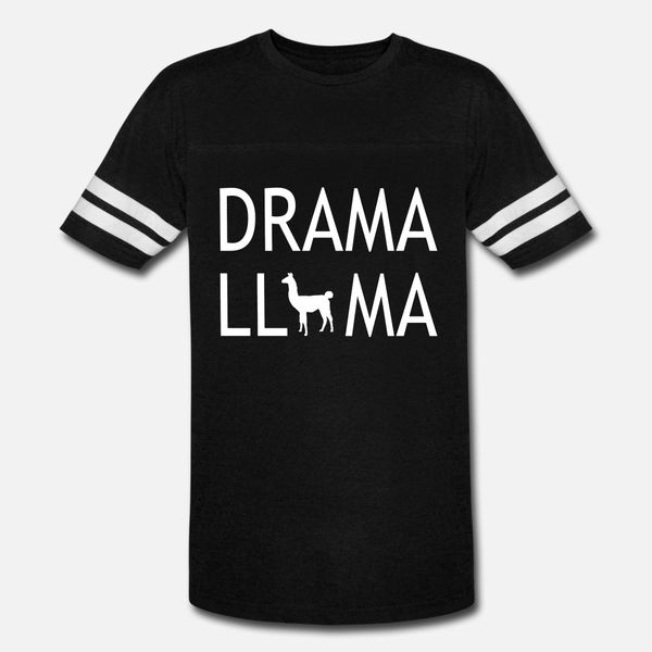 

drama llama t shirt men customize cotton round collar vintage cute new fashion summer cool shirt