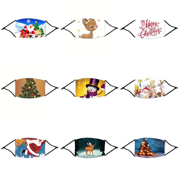 

face christmas masks trump american election supplies dustproof print christmas mask universal forandamerican flag christmas mask sh#41733, Black