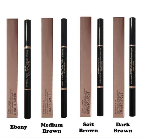 

makeup double eyebrow pencil brow pencil crayon ebony soft dark medium brown chocolate 96pcs