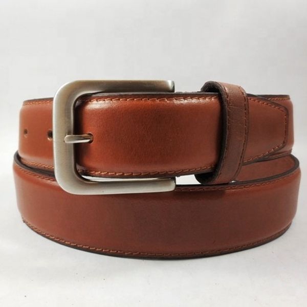 

wholesale genuine leather brown luxury genuine grain leather custom belts for men, Black;brown
