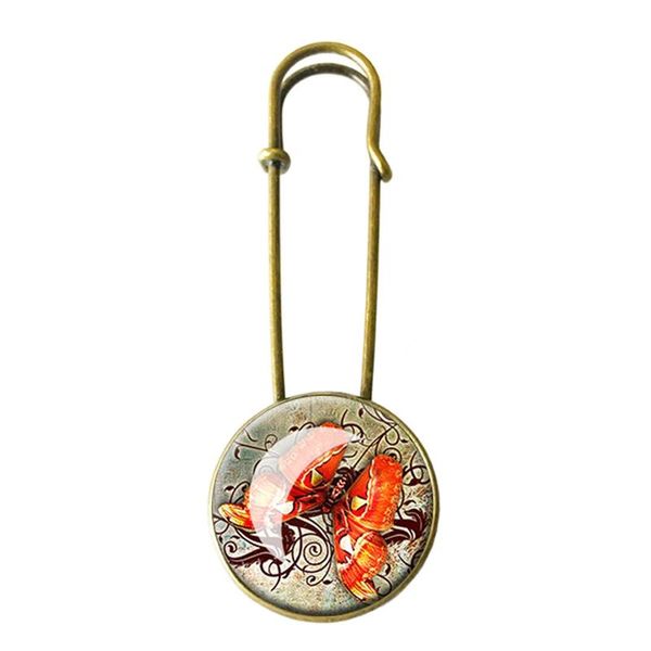 

handmade women charms brooch jewelry crystal clothes luxury scarf brooches pins butterfly suteyi girl crmaj whole2019, Gray