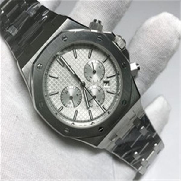 

2020 Luxury Watch 42mm men automatic watches sweeping movement royal oak sapphire glass all 3 sub dials works