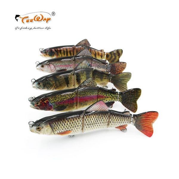 

1pcs 16.5cm 65g 4-segement isca artificial pike lure muskie fishing lures swimbait crankbait hard bait fishing accessory fl4j04