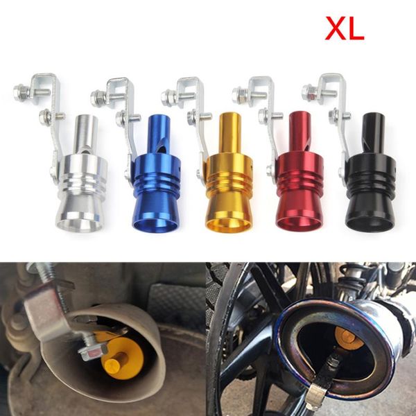 

car turbo sound muffler exhaust pipe blow vale bov simulator whistle stylish size m/xl car accessories