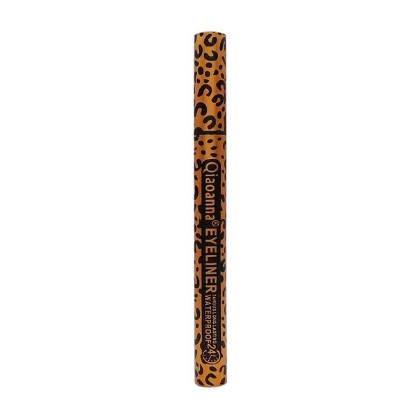 

new 1 pcs eyeliner liquid pen waterproof leopard print fast dry long lasting makeup smr88