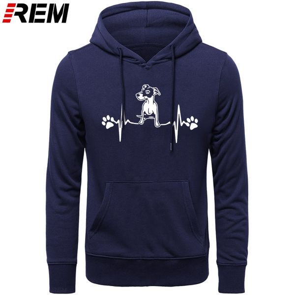 

rem толстовки new jack russell heartbeat мужчины длинные рукава хлопок животных funny man собака одежда толстовки, толстовки