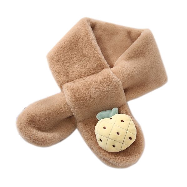 

2020 new fashion baby kids winter scarf boys cute soild cartoon accessories girls autumn soft warm scarf sweet suits, Yellow
