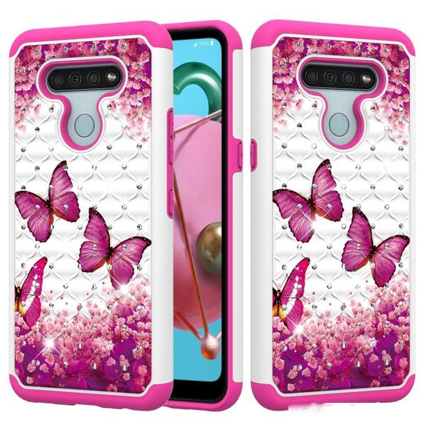 

10 pcs/lot armor case for lg k51 case hybrid slim silicone hard back cover for lg k31 phone cover k 31