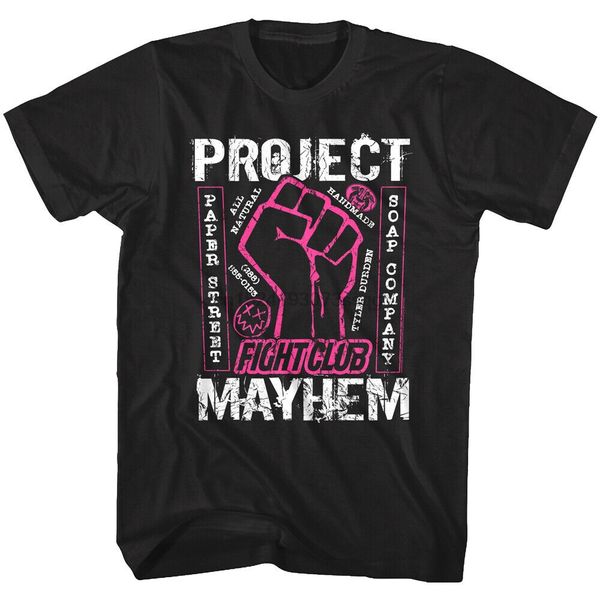 

официальный бойцовский клуб mens t-shirt project mayhem paper street soap company