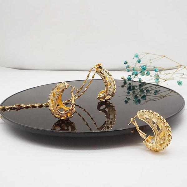 

2020 statement earrings jewelry sets earrings and pendants african for women wedding bridal jewelry set, Silver