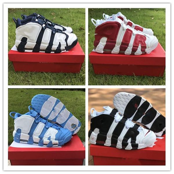 

worn once air more uptempo white with original box