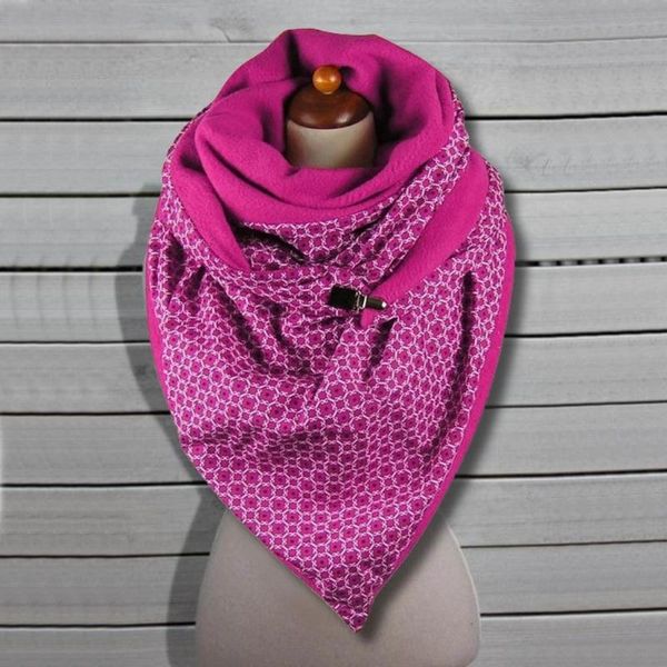 

scarves winter scarf women face cover print button soft wrap casual warm shawls cycling bandana shield a40, Blue;gray