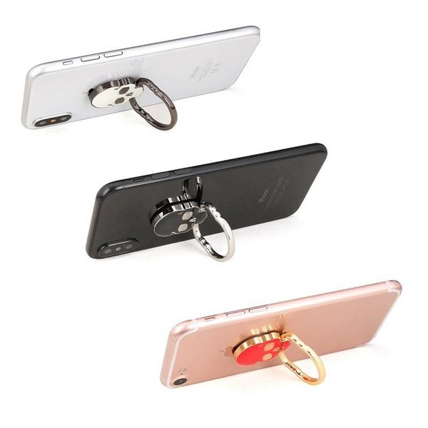 

cgjxsskull phone ring holder finger kickstand 360 Â°rotation metal ring grip for magnetic car mount compatible with all smartphone