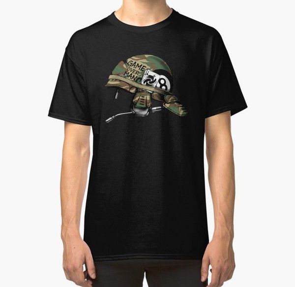 

2019 man's op neck designer adults casual tee shirt game over man aliens born to kill fitted t shirts