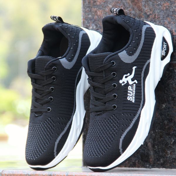 

shoe men's summer punched sheet surface woven men's shoe athletic shoes casual shoes trendy thick bottomed