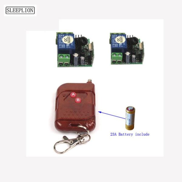 

remote controlers sleeplion universal 12v relay receiver module control 433mhz/315mhz switch for gate home electronic accessories