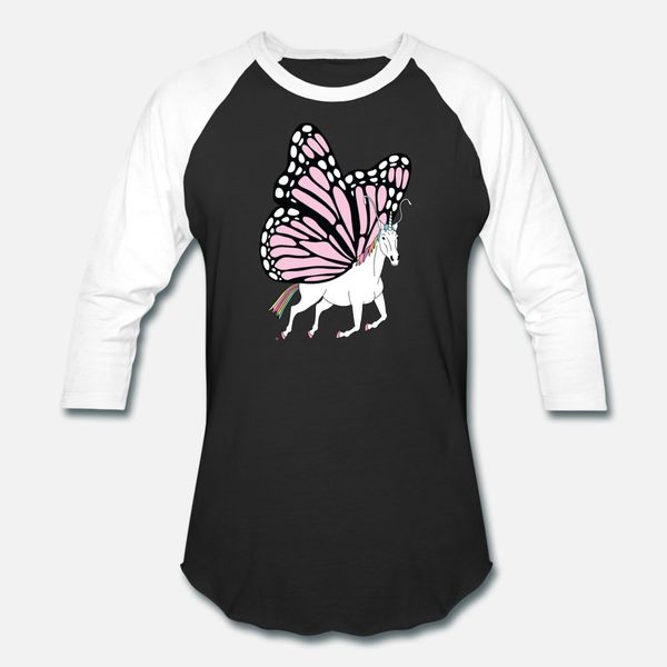 

butterfly unicorn outline t shirt men printing short sleeve crew neck fit interesting authentic spring cool shirt