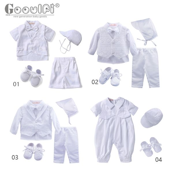 

gooulfi clothes christening baptism set long sleeve toddler white outfit clothing formal costume baby boy newborn y200803