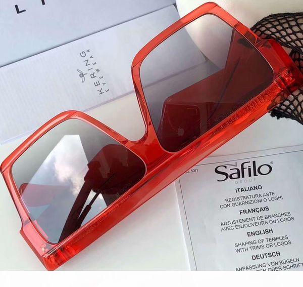 

inspired flat red sunglasses cl40030 s des lunettes de soleil luxury designer glasses shades new, White;black