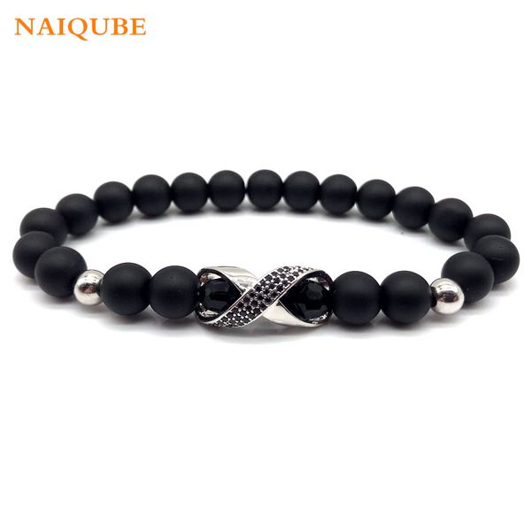 

naiqube fashion new 2020 geometric men bead bracelets classic fashion bead charm bracelet for men jewelrygift, Red;blue