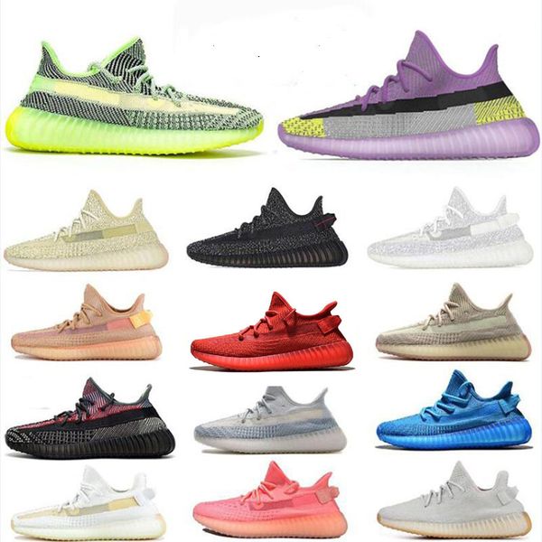 

2020 kanye west мужчины женщины 3m светоотражающие кроссовки yecheil yeezreel hyperspace lundmark antlia static светоотражающие zebra design