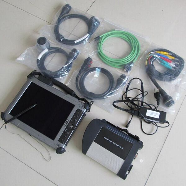 

new wifi auto diagnostic mb star c4 sd connect compact 4+diagnosis computer xplore ix104 c5 cpu tablet+240gb mini ssd v2020.12