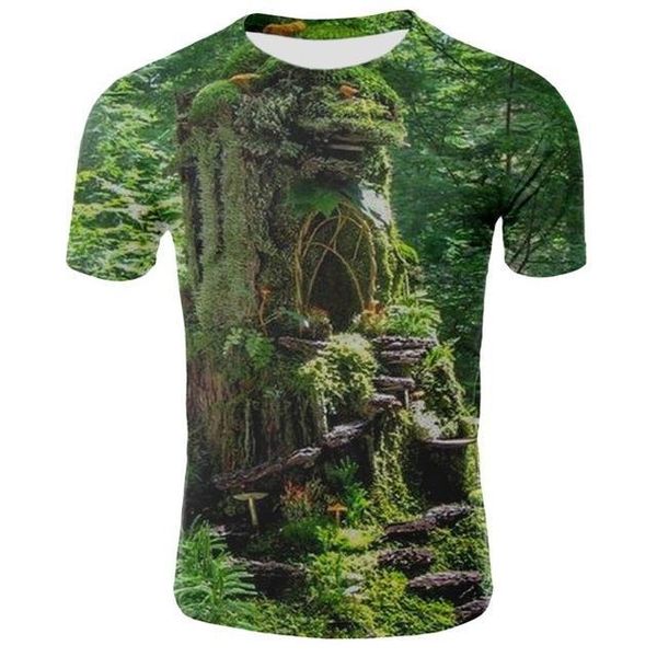

3d t -shirt o -neck nature printed 3d hombre 3d print shirts plus size funny aesthetic men clothing