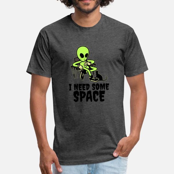 

i need some space alien t shirt men famous cotton o-neck gents famous breathable spring pattern shirt