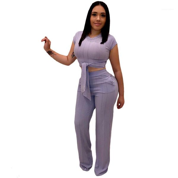 

women designer 2pcs suits short fashion sets womens waid-waisted clothing sleeve sashes stripe womens tracksuits casual, Gray