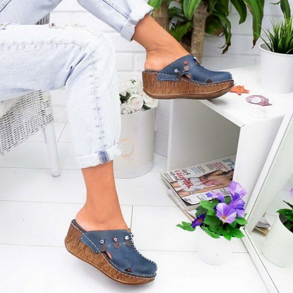 

2020 women's sandals summer ladies girls comfortable ankle hollow round toe sandals female soft beach sole shoes plus size 563, Black