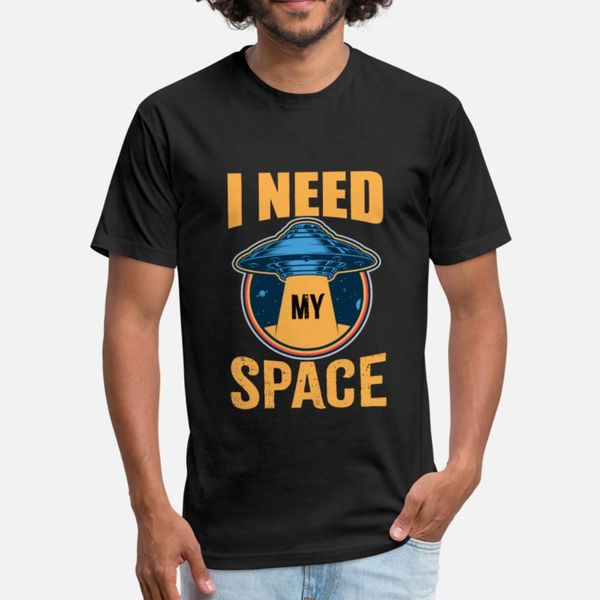 

i need my space t shirt men design short sleeve plus size 3xl outfit anti-wrinkle basic spring autumn trend shirt