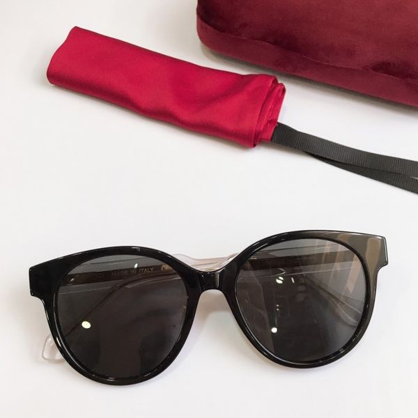 

качество real топа женщины очки, 2020 поляризационных очков круглый каркасные солнцезащитные очки, персонализированный модный солнцезащитные, White;black