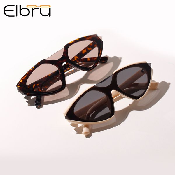

elbru women designer sunglasses women sunglasses brand designer fashion retro de soleil femme, White;black