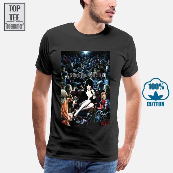 

elvira mistress of the dark movie poster men funny tshirts streetwear fashion t shirts cool logo tee shirt skull