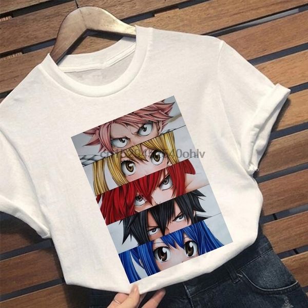 

fairy tail глаза t рубашка аниме футболки топы