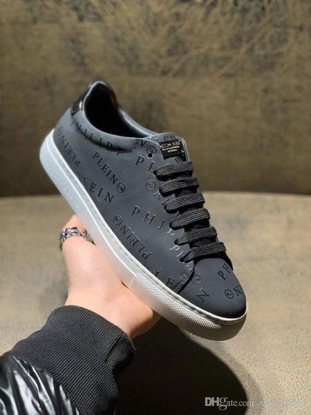 

2020 men's casual sports shoes, comfortable wild flat shoes, luxury men's shoes, Red;white