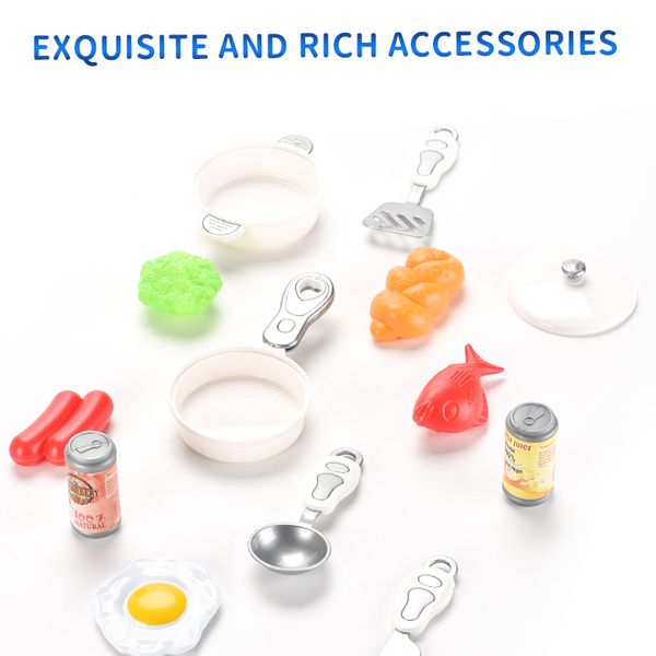 

new children play house toys simulation kitchen trolley set start to assemble various accessories boys and girls play house children toys