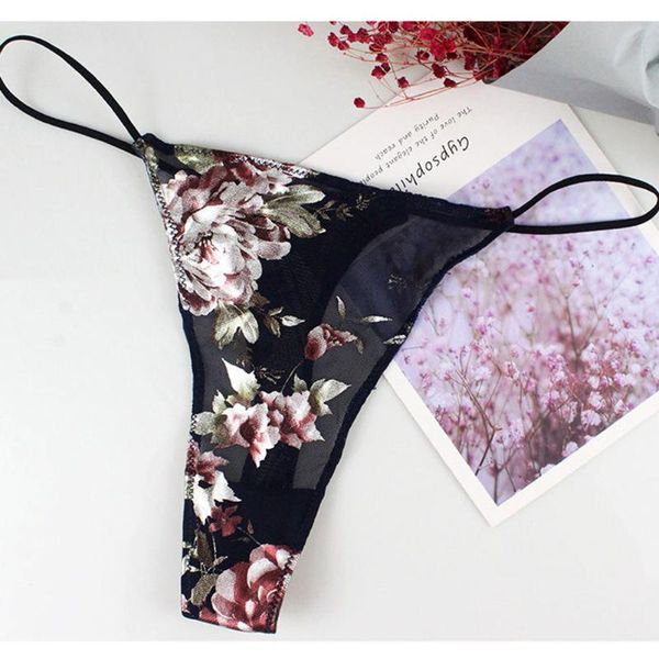 

women's panties lace thong transparent high waist cotton crtoch briefs underwear women soft breathable underpants, Black;pink