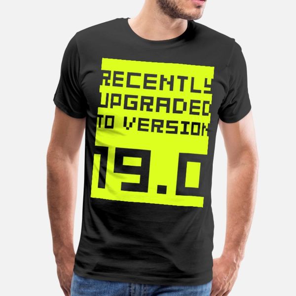 

19. birthday 2000 t shirt men customized short sleeve crew neck trend gift comical spring autumn pictures shirt