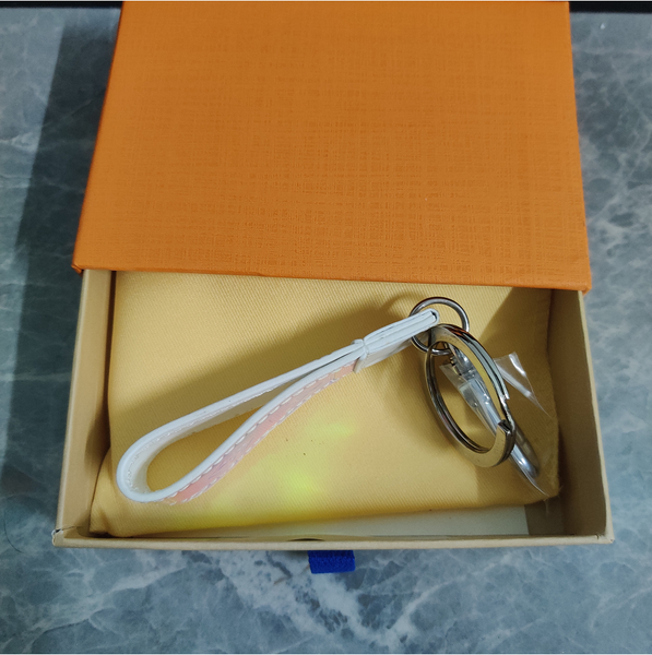 

selling charm keychain latest style gradient color keychain colorful bag pendant car keychain letter accessories supply, Silver
