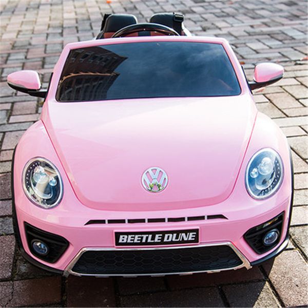 

authentic beetle children's electric car four-wheel stroller baby oversized toy car can sit on human remote control stroller