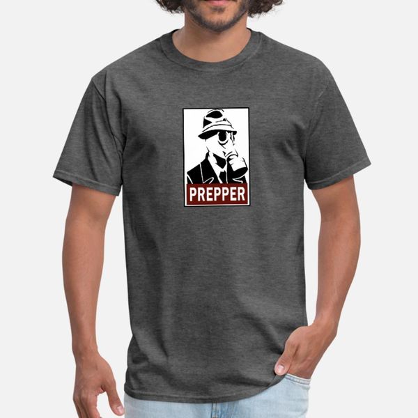 

prepper t shirt men custom short sleeve s-xxxl basic solid cute fashion spring autumn formal shirt