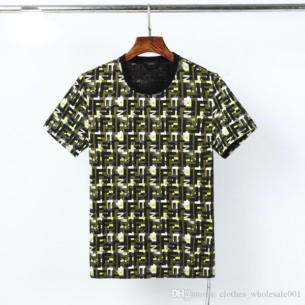 

2020ss mens женщин дизайнер футболки luxury ff tshirt summer men street hip hop стилист 3d tee tops обувь сумка джинсы спортивные костюмы 18, White;black