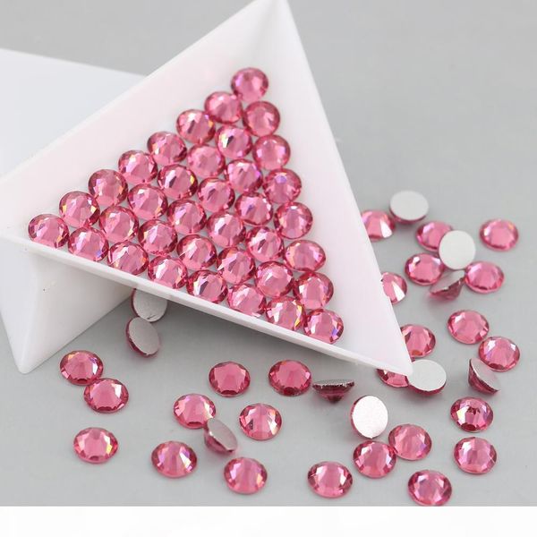 

ss3-ss30 no ix rhinestones for nails decoration flatback crystals and stones crafts rhinestone for handicrafts (rose, Black