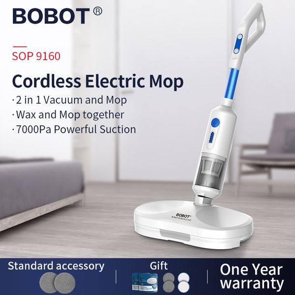 

bobot sop 9160 multifunction vacuum cleaner mop integrated with 3 replace head handheld vacuum cleaner disposable mopping cloth