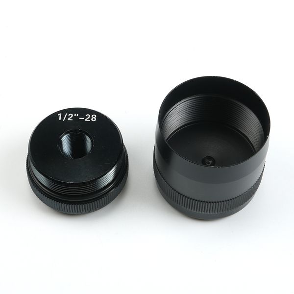 

maglite d cell cap set 1/2-28 aluminum end caps black