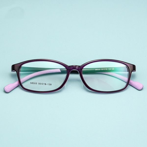 

blue acetate glasses child frame optical myopia eyeglasses frames girls transparent cute eyewear frame kids brand, Black
